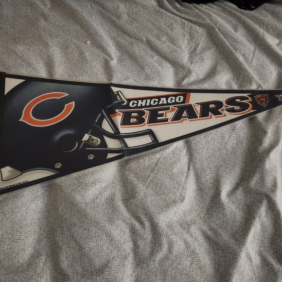 WinCraft Chicago Bears NFL  12" x 30" Large Logo Premium Pennant - Picture 1 of 4